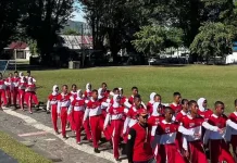 33 Calon Paskibraka Tolitoli Intensifkan Latihan jelang HUT RI