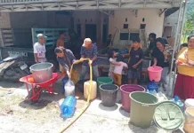 Kodim 1305/BT Salurkan Air Bersih untuk Warga Desa Buntuna