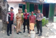 Polres dan TNI Salurkan Bantuan Air Bersih ke Tambun