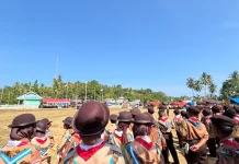 Semangat Peserta Warnai Perkemahan Hari Pramuka ke-65
