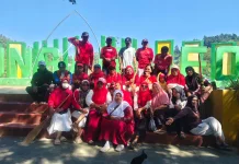 Kelurahan Leok 1 Gelar Kerja Bakti Sambut HUT RI dan POPDA