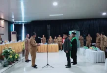 Bupati Tolitoli Lantik Dokter Ahli Utama RSUD Mokopido