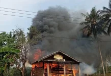 Musim Kemarau, Warga Lampasio Diimbau Waspada Kebakaran