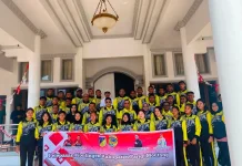 Bupati Erwin Burase Lepas Kontingen POPDA Parigi Moutong