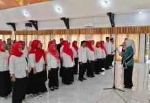 Sriyanti Dg Parebba Lantik Pengurus Pokja Bunda PAUD Tolitoli