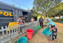 Polres Buol Salurkan 5.000 Liter Air Bersih ke Warga