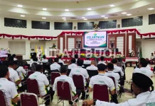 Pelantikan pengurus PBSI Buol Periode 2026-2030