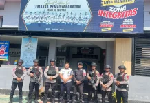 Sinergi Lapas Tolitoli dan Brimob Perkuat Keamanan Pemasyarakatan