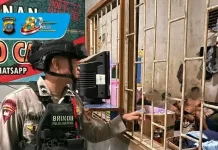 Patroli Brimob Sambangi Lapas Tolitoli, Perkuat Sinergitas Keamanan