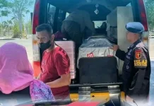 Langkah Kemanusiaan Brimob, Jenazah Diantar dari Palu ke Tolitoli