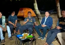 Kemah di Tende, Bawaslu Tolitoli Bangun Kesadaran Demokrasi Mahasiswa