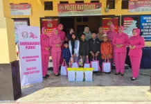 Bhayangkari Basidondo Salurkan Bantuan untuk Anak Yatim