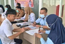 BKK Tolitoli Gelar Pemeriksaan Kesehatan Gratis di Bandara