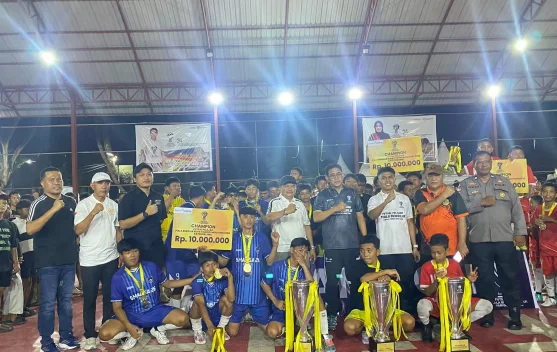 Wakil Bupati Parigi Moutong Tutup Turnamen Futsal Pelajar 2026