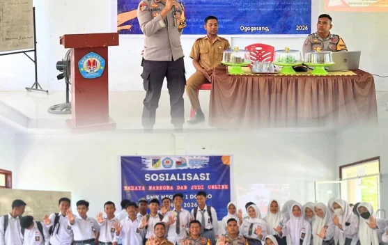 Polsek Dondo Edukasi bahaya Narkoba dan JUDOL bagi Pelajar