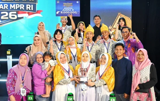 SMAN 1 Tolitoli Raih Juara 3 LCC 4 Pilar MPR RI Sulteng