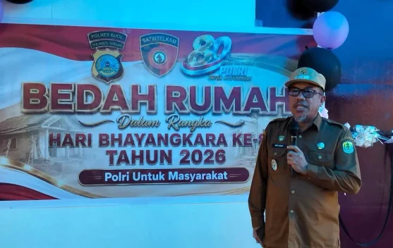 Pemkab Buol Apresiasi Bedah Rumah Polres Sambut HUT Bhayangkara