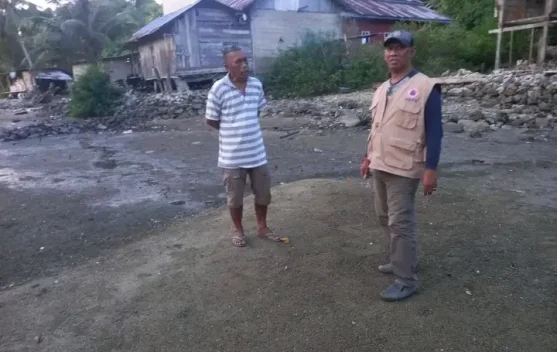 BPBD Tolitoli Gerak Cepat Tinjau Irigasi dan Tanggul Pantai Ogodeide