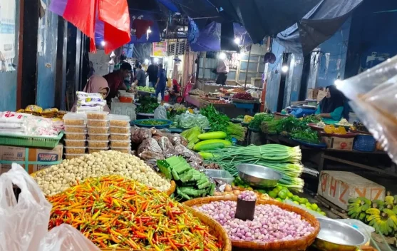 Harga Sembako di Pasar Susumbolan Tolitoli Masih Stabil