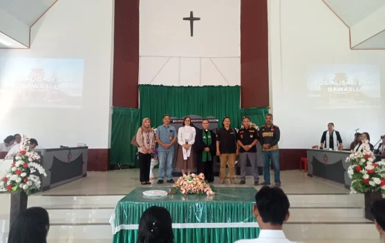 Bawaslu Tolitoli Edukasi Jemaat Gereja Bukit Zaitun Soal Kepemiluan