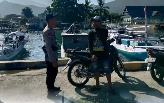 Hari Libur, Brimob Intensifkan Patroli SAR di Dermaga Tanjung Batu