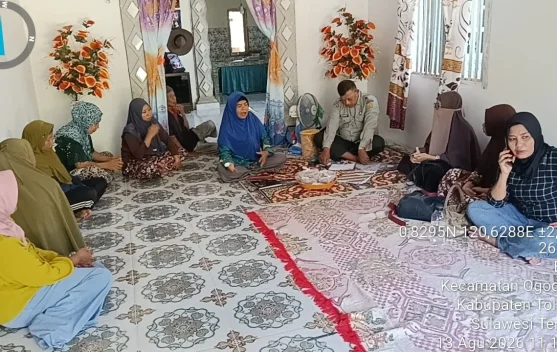 KWT Melati Buga Antusias Ikuti Penyuluhan Ketahanan Pangan