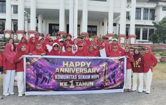 Komunitas Senam Nopi Rayakan Anniversary Pertama