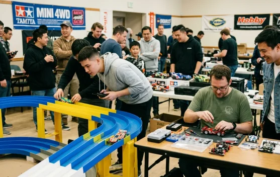 Serunya Hobi Tamiya Mini 4WD, Adu Kecepatan dan Kreativitas