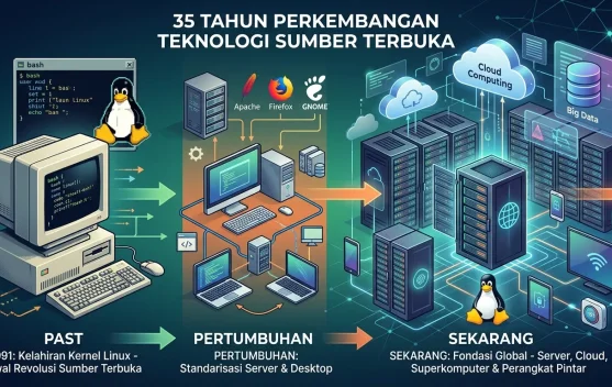 Linux Rayakan 35 Tahun, Dominasi Hampir 80 Persen Web Server