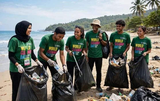 World Cleanup Day 2026 Dorong Pengurangan Sampah Makanan