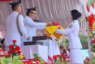 Pasukan Lutungan Sukses Kibarkan Merah Putih di Tolitoli