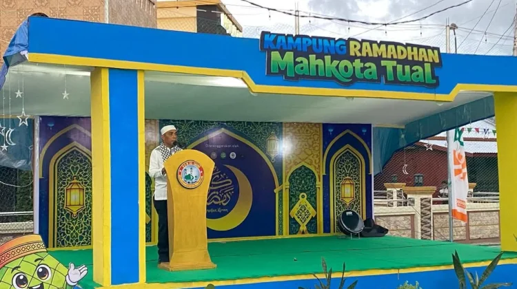 Wakil Walikota Tual Resmikan Kampung Ramadhan BTN Mahkota