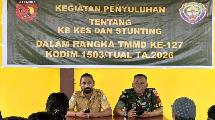 Bangun Desa Secara Menyeluruh, TMMD ke-127 Hadirkan Edukasi Kesehatan Bagi Warga