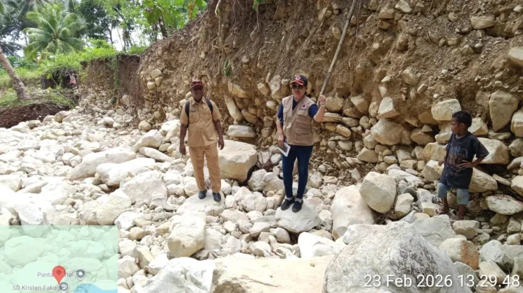 BPBD Maluku Tenggara Lakukan Pendataan dan Penanganan Awal Bencana di Ohoi Fako