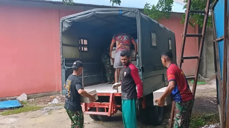 Satgas TMMD Ke-127 Kodim 1503/Tual Percepat Pembangunan Sasaran RTLH dan MCK