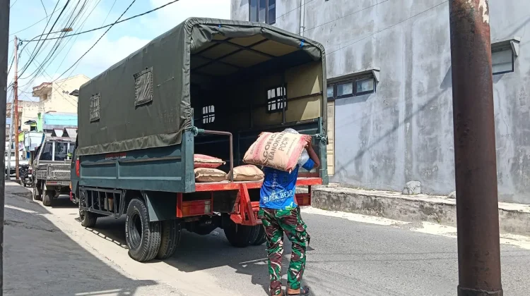 Satgas TMMD Ke-127 Kodim 1503/Tual Drop Bahan ke Seluruh Sasaran RTLH