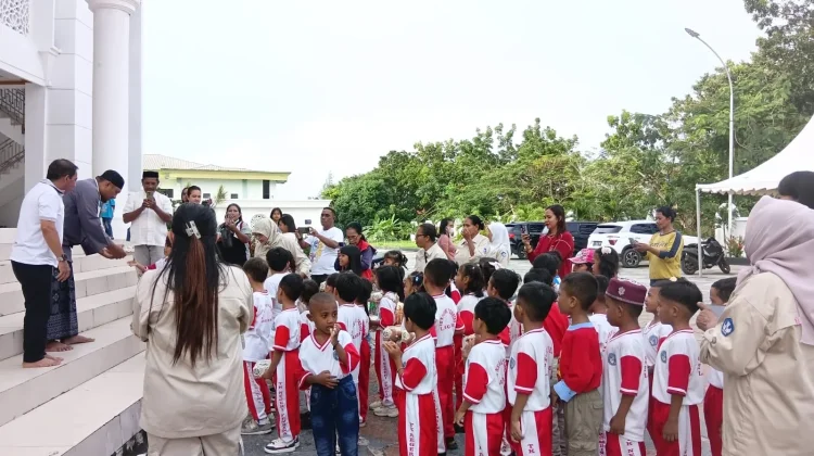 Apresiasi Pengurus Masjid Raudah atas Aksi Sosial TK Negeri Pembina Langgur