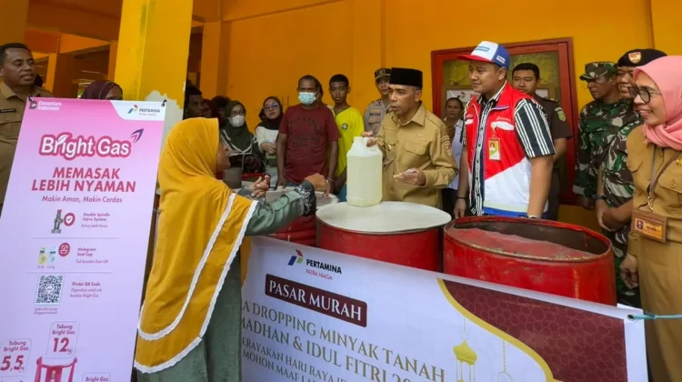 Sinergi Pertamina Patra Niaga-Pemkot Tual,  Gelar Pasar Murah jelang Idulfitri