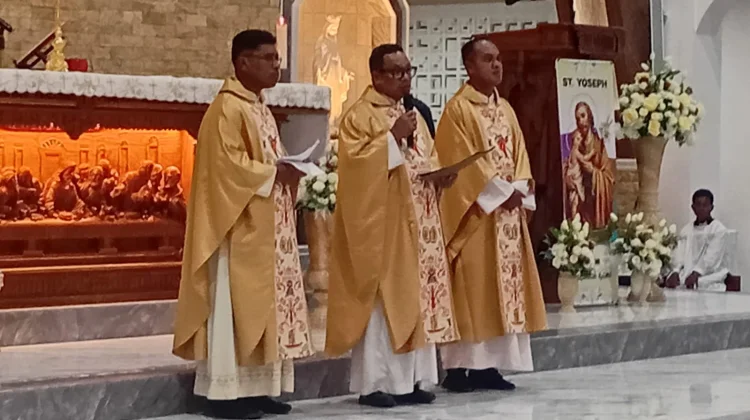 Umat Katolik Dobo Gelar Misa Syukuran Hari Raya Santo Josep
