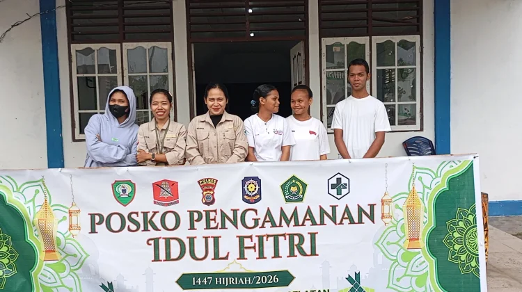 OMK Danar Lumefar dan AMGPM Ohoiseb Amankan Sholat Eid