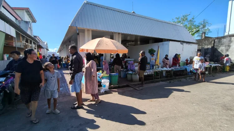 H + 3 Libur Paskah, Pasar Ikan Langgur Terpantau Normal