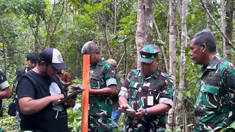 Kemhan RI Tinjau Lokasi Rencana Pembangunan Yonif TP 914/Maren Nusa Larvul di Tual