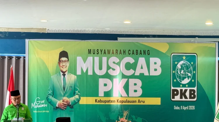 Bupati Aru Timotius Kaidel Buka Muscab PKB Kepulauan Aru 2026