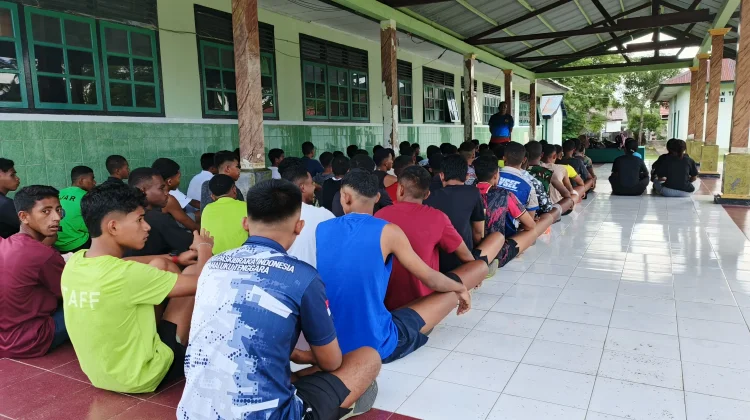Peserta Bimbel Casis TNI AD Kota Tual dan Kabupaten  Maluku Tenggara Capai 430 Orang