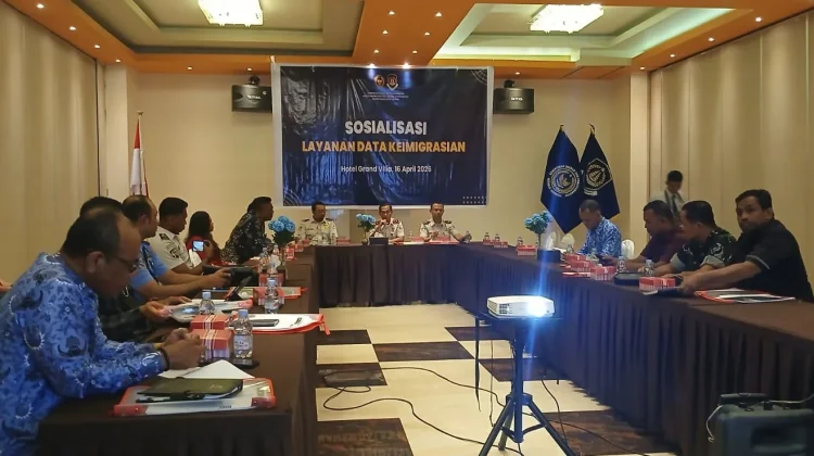 Sosialisasi Layanan Data Keimigrasian Kanim Tual