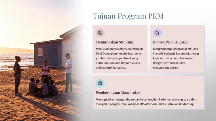 Inovasi Produk MP-ASI Berbasis Kerang Laut untuk Anak Stunting
