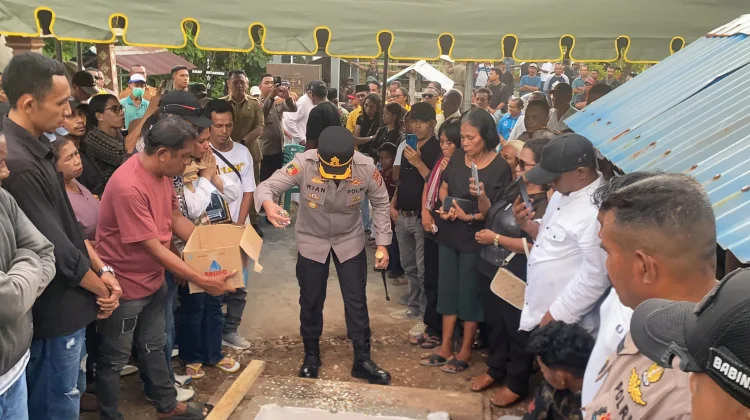 Kapolres Malra Hadiri Pemakaman Ketua DPD Golkar Malra