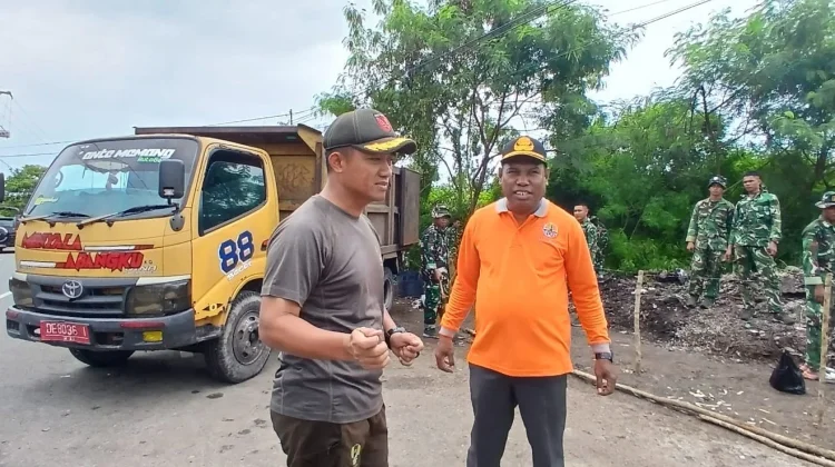 Aksi Pembersihan TPS Liar oleh DLHK dan Kodim 1503/Tual