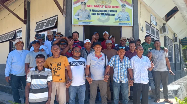 Polres Malra Fasilitasi Pertemuan Dua Kelompok Warga