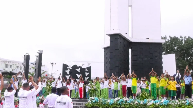Lomba Senam Anak Indonesia Hebat Jadi Tolok Ukur Program Sekolah di Malra